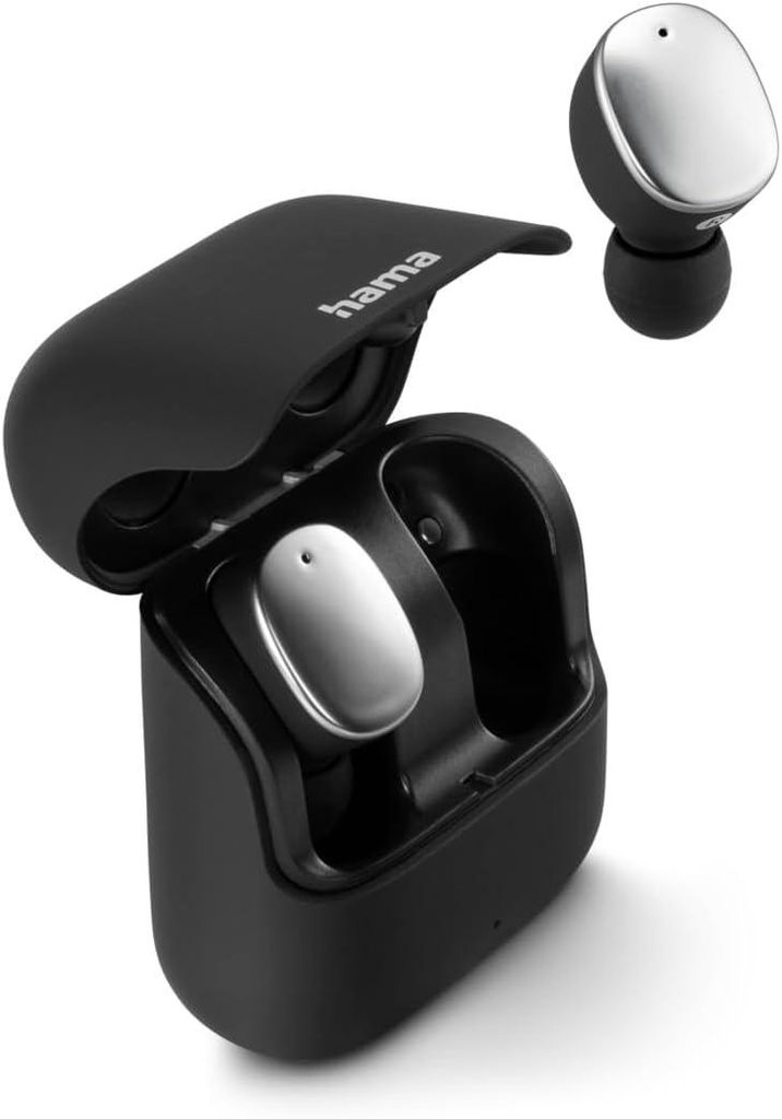 In Ear Kopfhörer mit Mikrofon, True Wireless Earbuds mit Ladecase, IPX5 spritzwassergeschützt, 25h Akku, kabellose Kopfhörer mit Sprachsteuerung