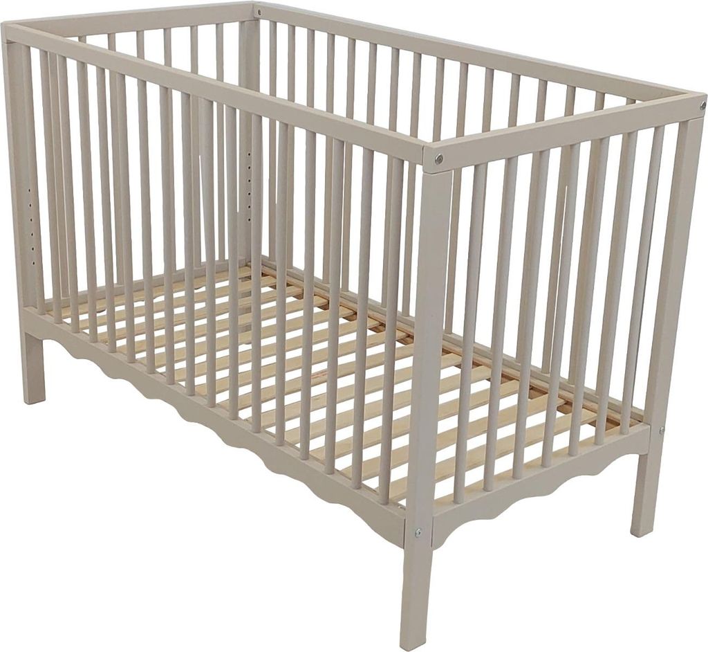 MamaLoes Luno Wave Beige 60 x 120 cm Babybettdecke Produktbild 