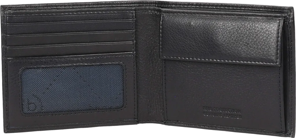 bugatti Nome Wallet : Fini les Portefeuilles Encombrants avec ce Cuir Noir - 9