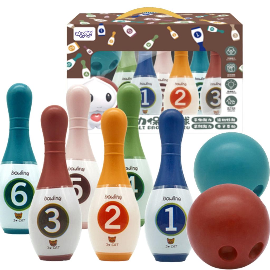 Woopie Buntes Bowling für Kinderzahlen