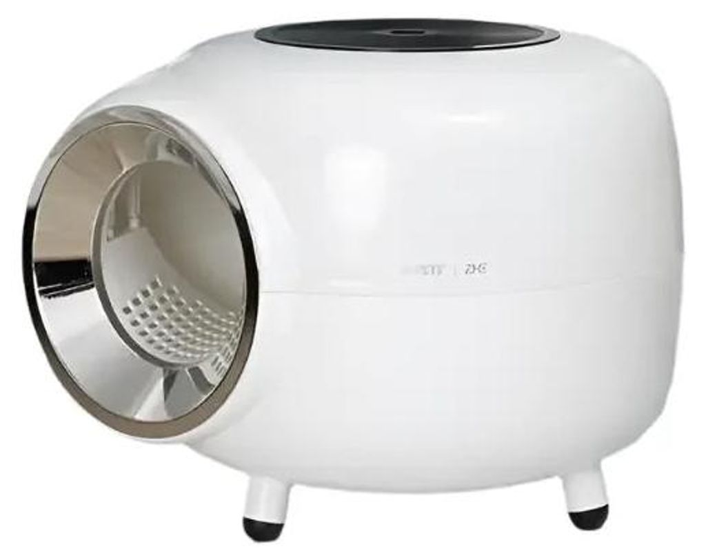 Purrfect Basin – Große runde Katzentoilette mit Geruchskontrolle – geeignet für große Katzen