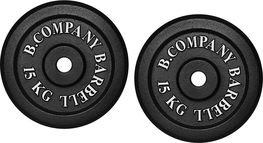 Guss 30,0Kg (2x15,0) Hantelscheiben Hantel Gewichte 30/31mm