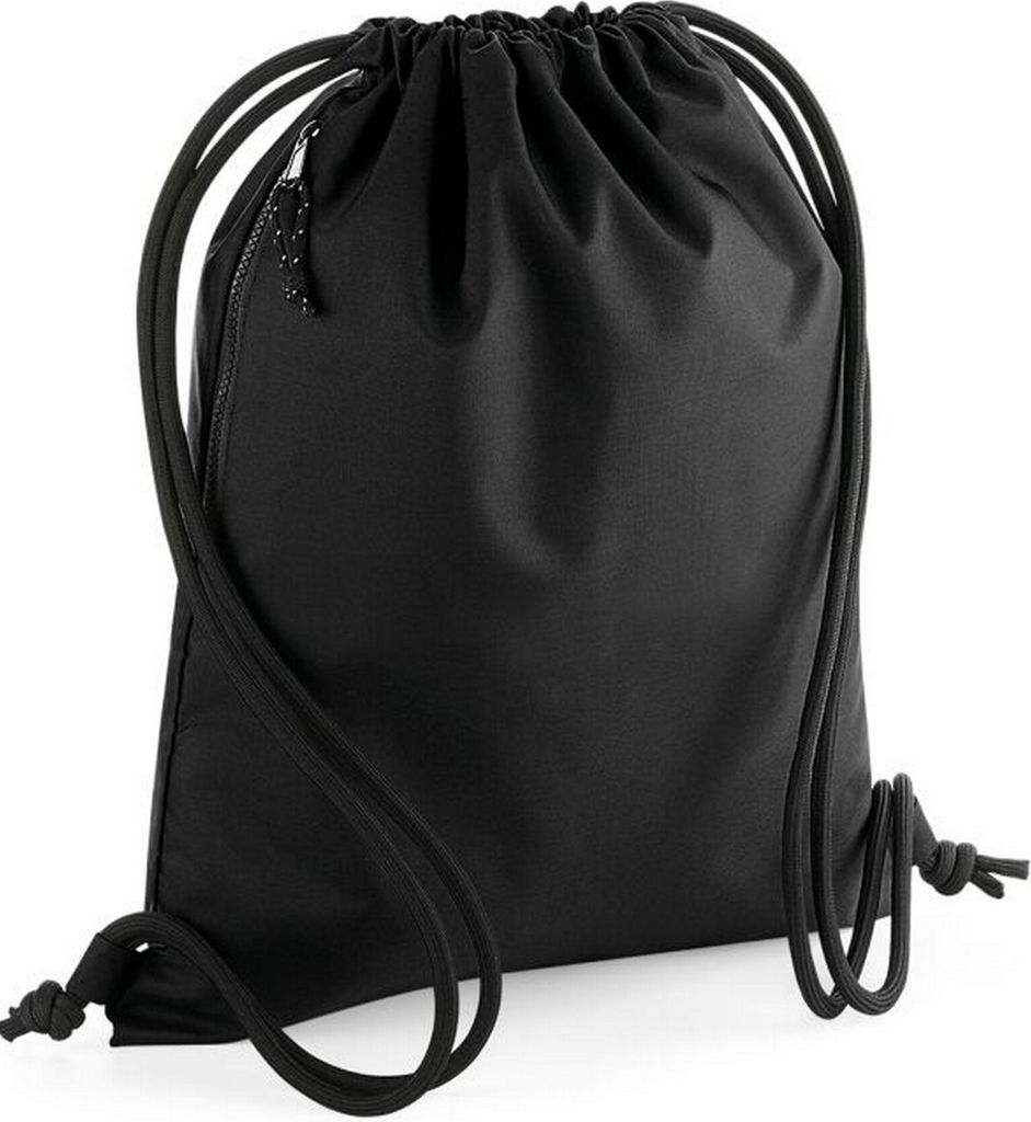 Bagbase - Turnbeutel, recyceltes Material BC4964 (Einheitsgröße) (Schwarz)