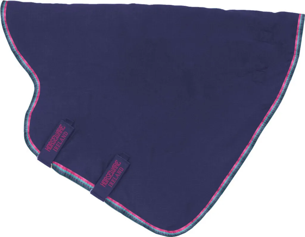 Rambo Optimo Stable Hood 200g Marina/Borgogna - Horseware Neck Cover