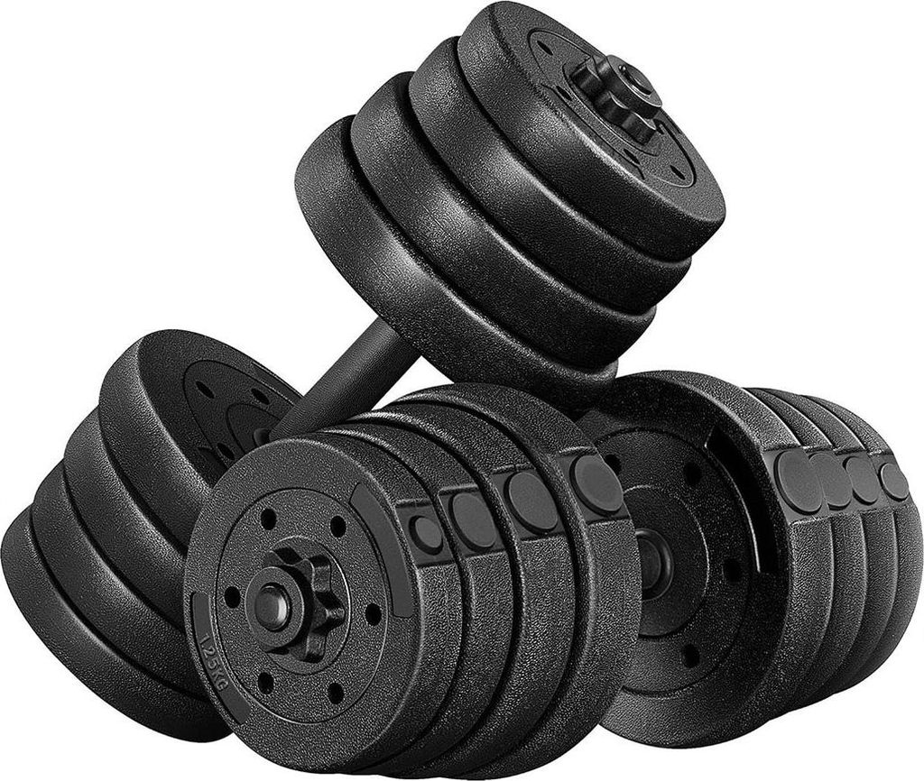 Manubri 610924, set di 2 manubri corti, inclusi pesi con Immagine del prodotto 