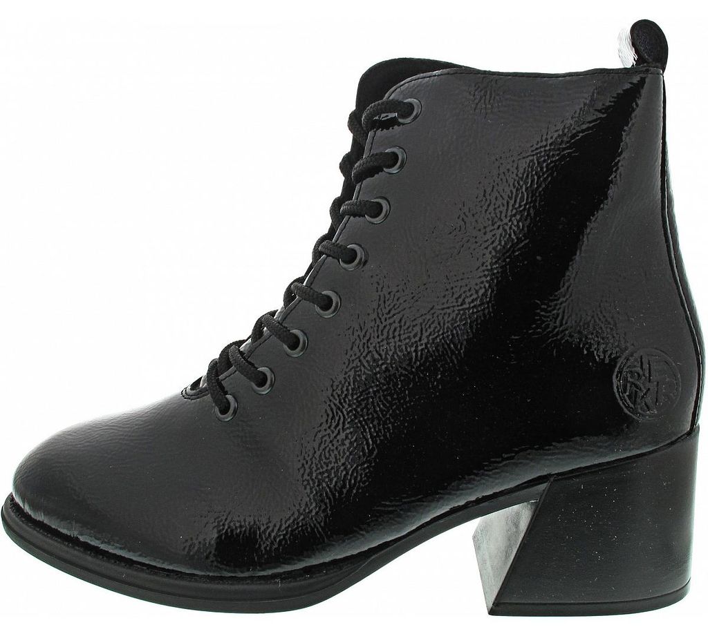 Rieker Schnürstiefel schwarz in Gr. 39