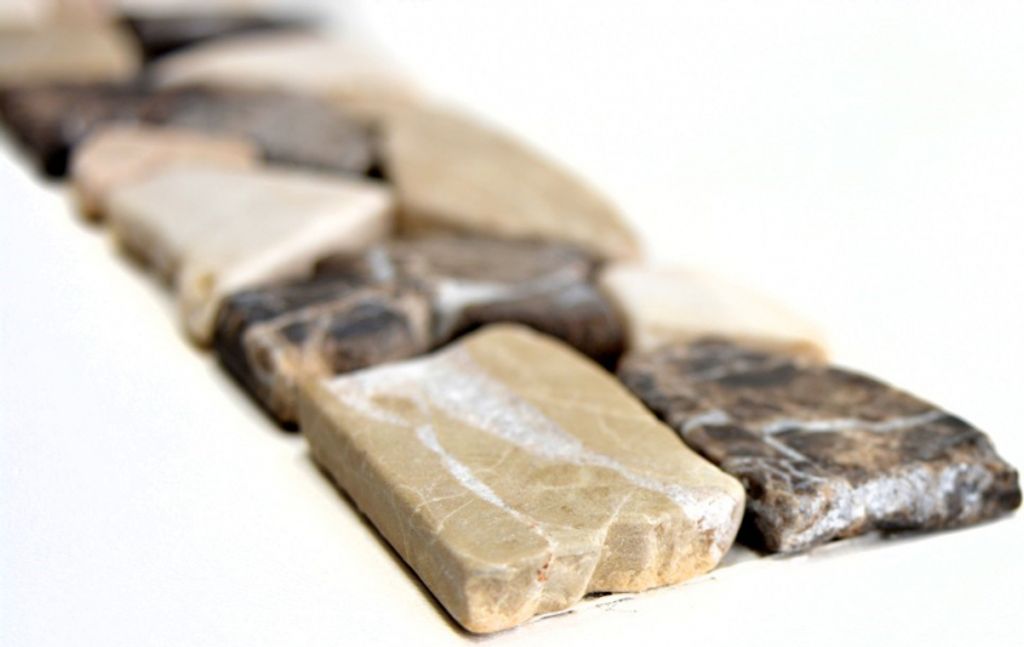 Marmor Naturstein beige Borde Bordüre Ciot Castanao Produktbild 
