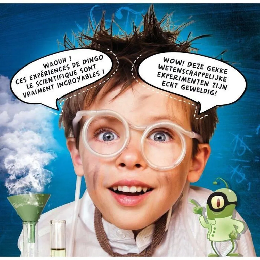 Jeu de science Dingo le scientifique avec 7 coffrets d'expérimentation