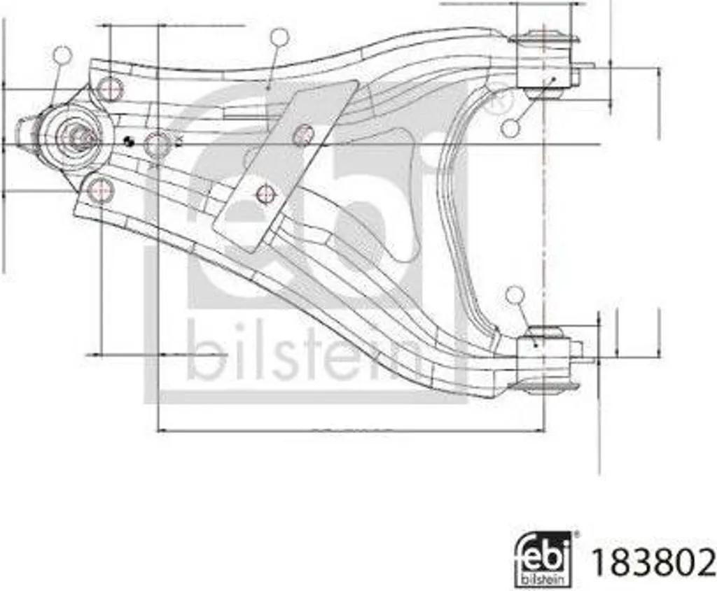 Supprimer les bruits de train avant Duster avec le bras FEBI 183802