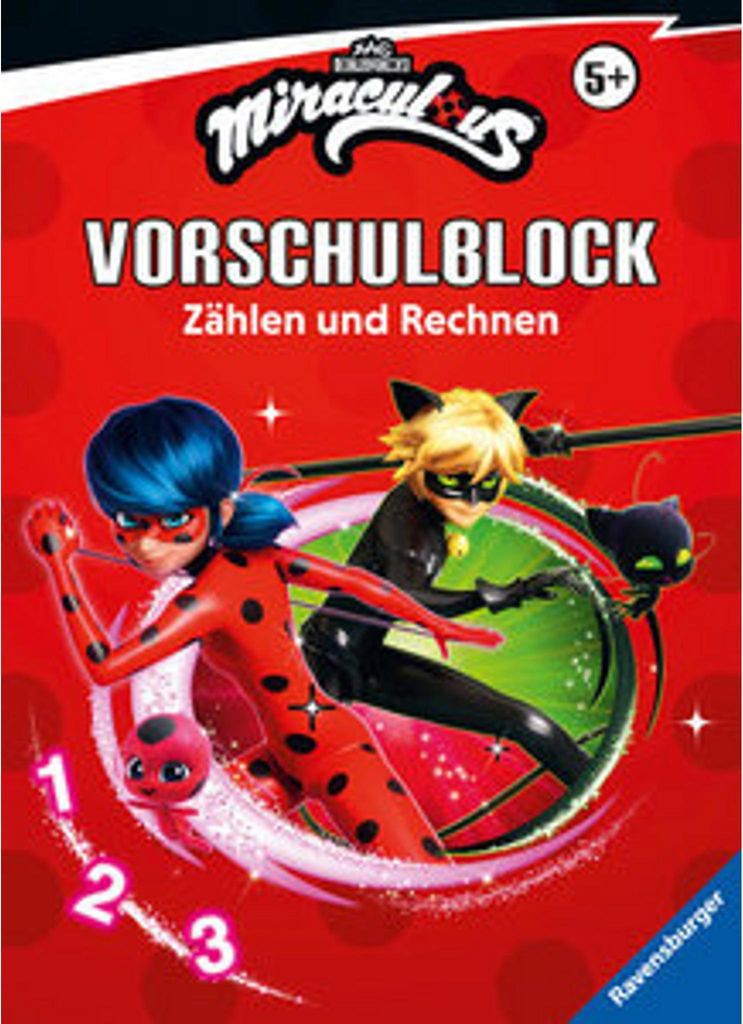 Miraculous - Mein Vorschulblock Zählen und Rechnen Immagine del prodotto 