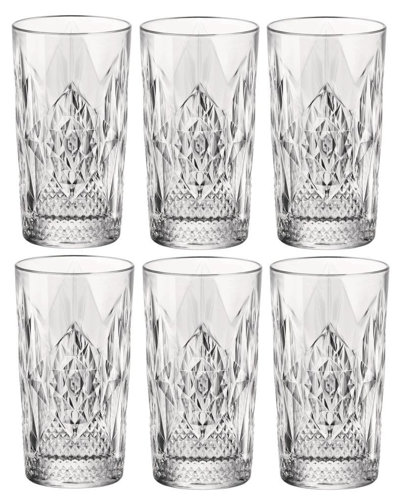 Bormioli Rocco Trinkglaser - 6x Stuck - transparent - 490 ml