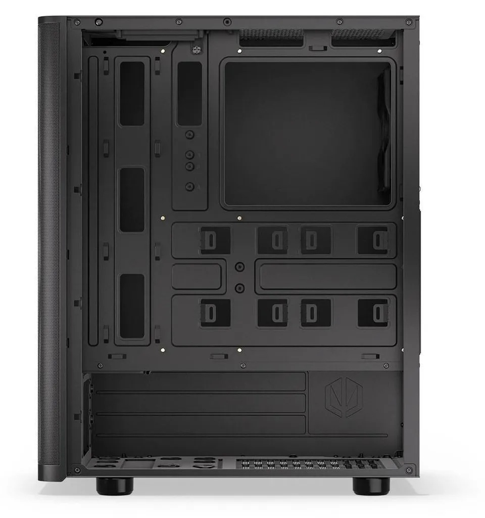 Boîtier Endorfy Ventum 200 Solid avec Façade Perforée et Acier Noir - 22