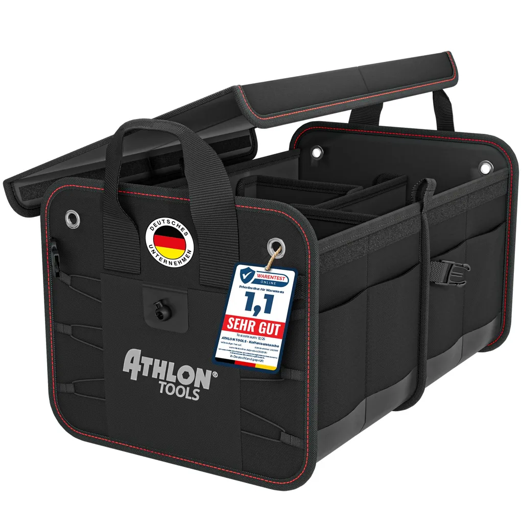 Rangement de Coffre Voiture pour Courses et Voyage - Format XXL 60L
