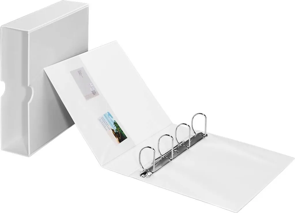Classeur A4 pour Présentation Professionnelle Blanc 80mm EICHNER