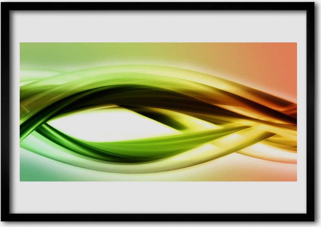 Bild 70x50 MDF-Rahmen Wandkunst Abstraction Graphics