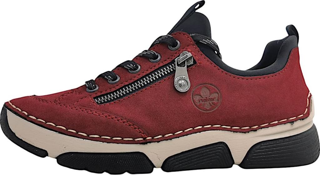 Rieker  Damenschuhe Halbschuhe Bequem Slipper Rot Freizeit Productafbeelding 