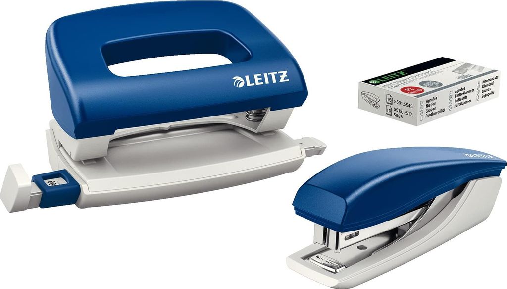 LEITZ 5507-60-35: Juego de grapadora y perforadora, color Imagen del producto 