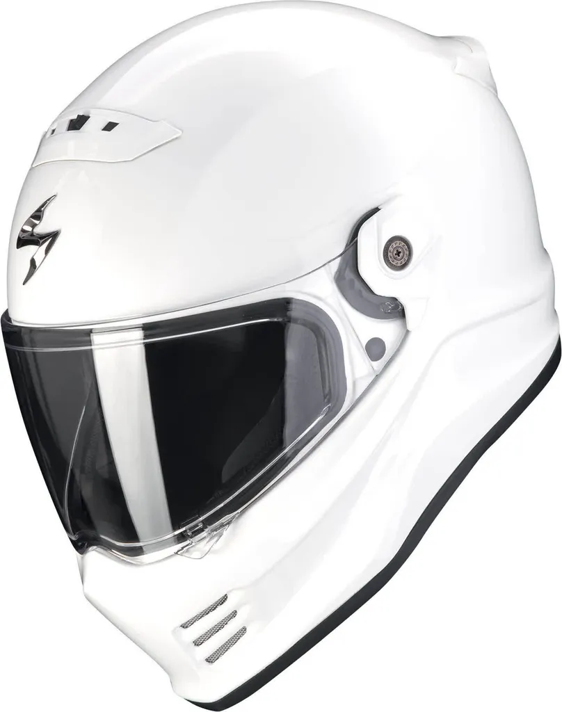 Casque Scorpion Covert FX Fibre Composite Blanc Taille L Ultra Léger ECE