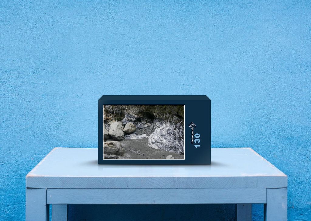 hansepuzzle 41017 - Tarokoschlucht Puzzle, 130 Teile, Reisen, 28,7 x 20,0cm mit hochwertiger Aufbewahrung, Kartonbox und wiederverschließbarem Beutel