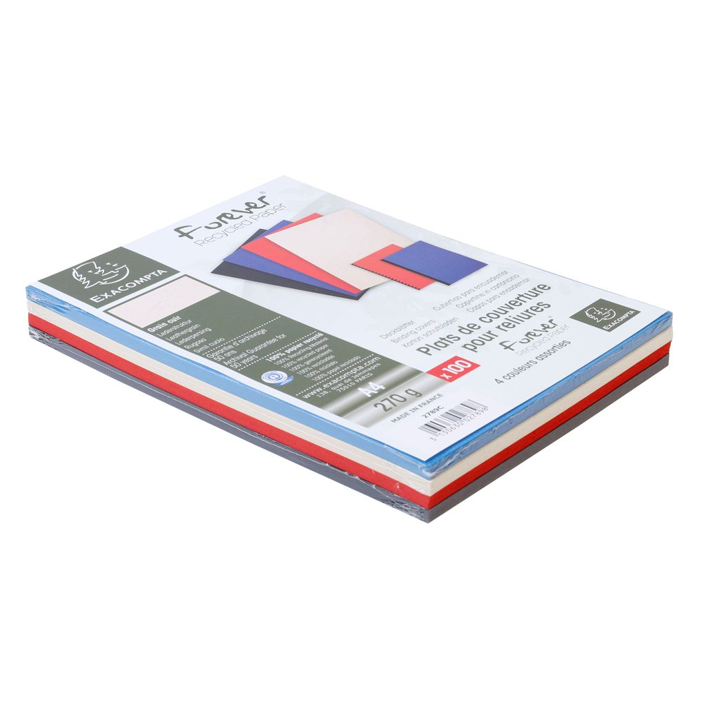Exacompta 100er Einbanddeckel Evercover 270g/qm Produktbild 3