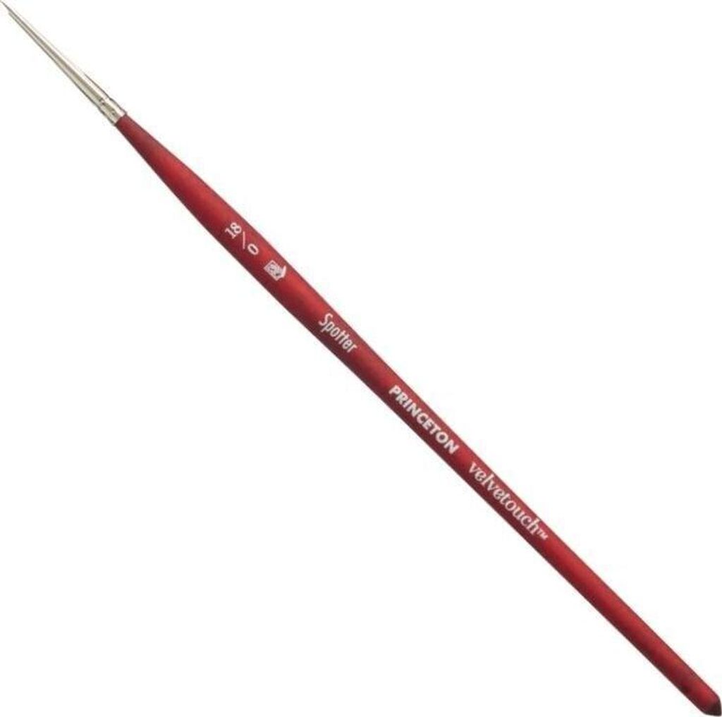 Princeton Brush Velvetouch Multi-Technique Synthetic Spotter Rundpinsel 18/0 1 stk
