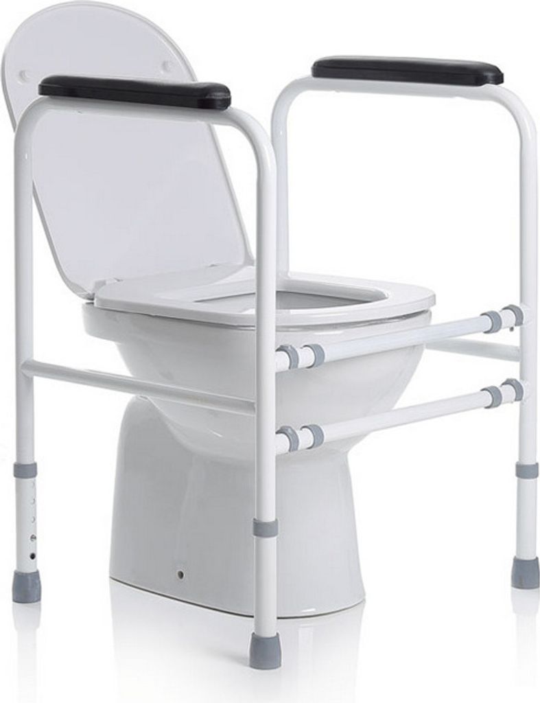 Braccioli Toilette Regolabili in Acciaio Verniciato con Immagine del prodotto 