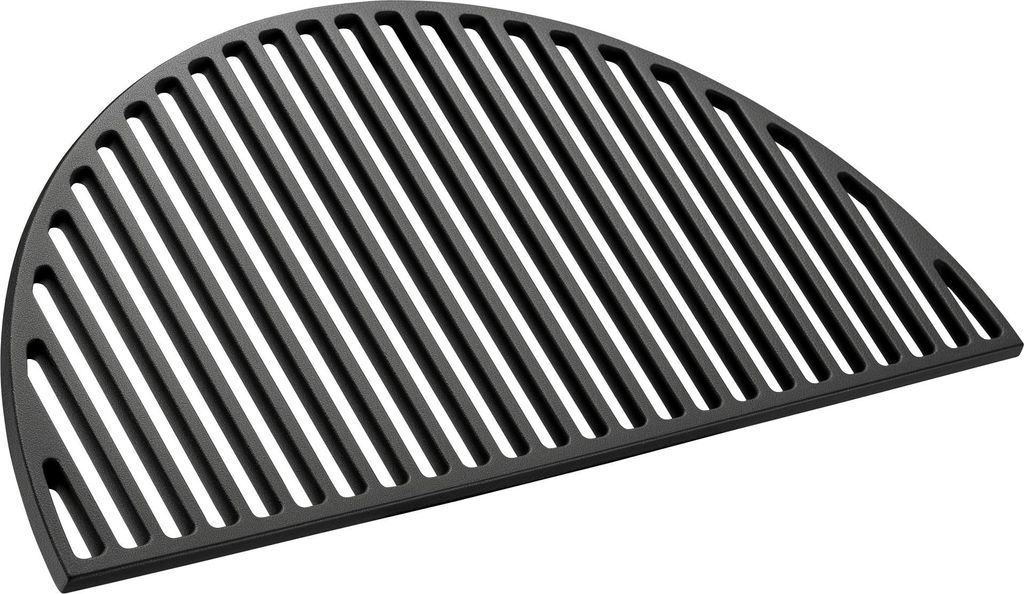 Wiltec Gusseisen Grillrost 49,8 x 24,3 x 0,9 cm, Gussrost für Grill mit guter Hitzespeicherung, Grillgitter für typische Grillstreifen auf Grillg...