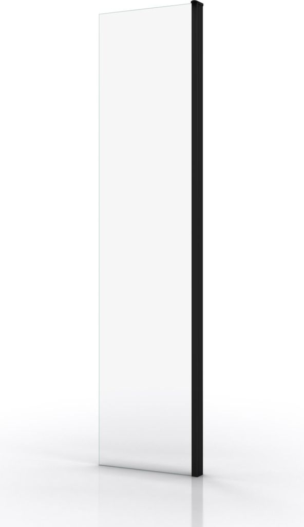 Volet pivotant pour paroi de douche fixe - 40x200cm - Verre Image du produit 