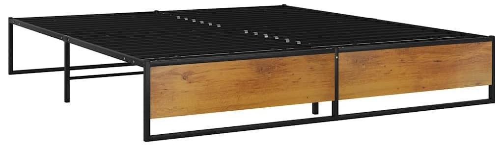 vidaXL Postelový rošt černý kov 200x200 cm Obrázek produktu 