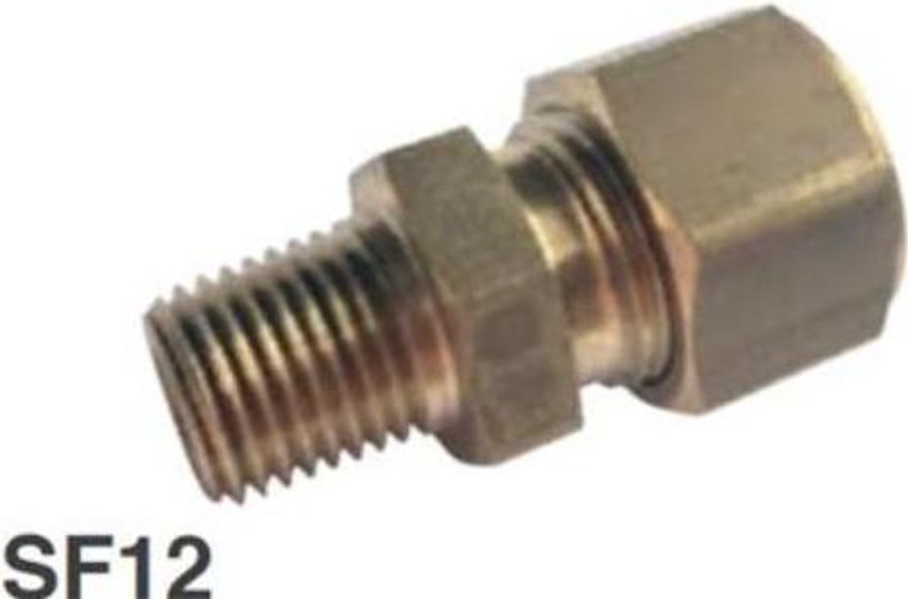SF12 Schlauchnippel gerade Ø12 mm für Steuerpumpe Ultraflex 41306H