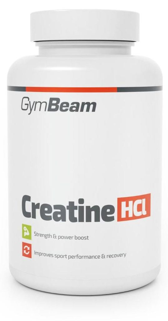 GymBeam - Kreatin HCl, 120 Kapseln, ohne Geschmack