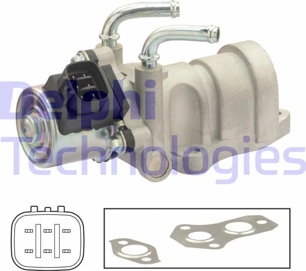 Vanne EGR pour Toyota RAV 4 Previa Avensis D-4D Delphi EG10439 12B1 OE
