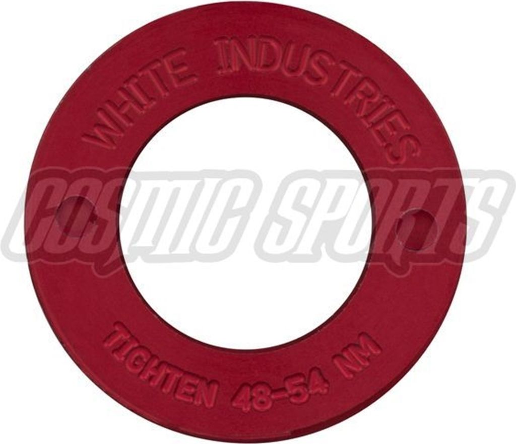 White Industries MR30 Extractor Caps, paar, red
