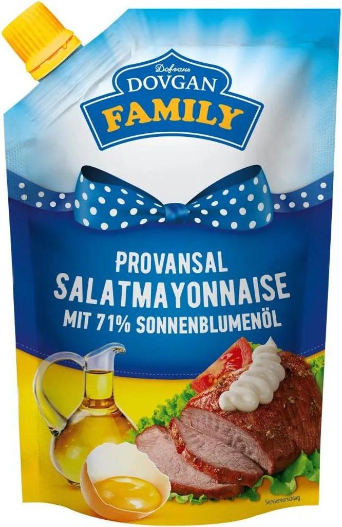 Dovgan Family Salatmayonnaise mit 71% Fett 310ml Produktbild 