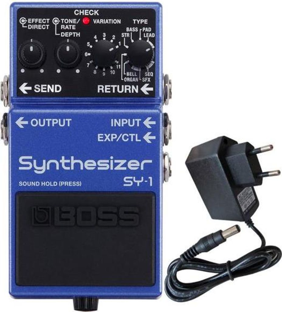 Boss SY-1 Synthesizer Effektgerät mit Netzteil