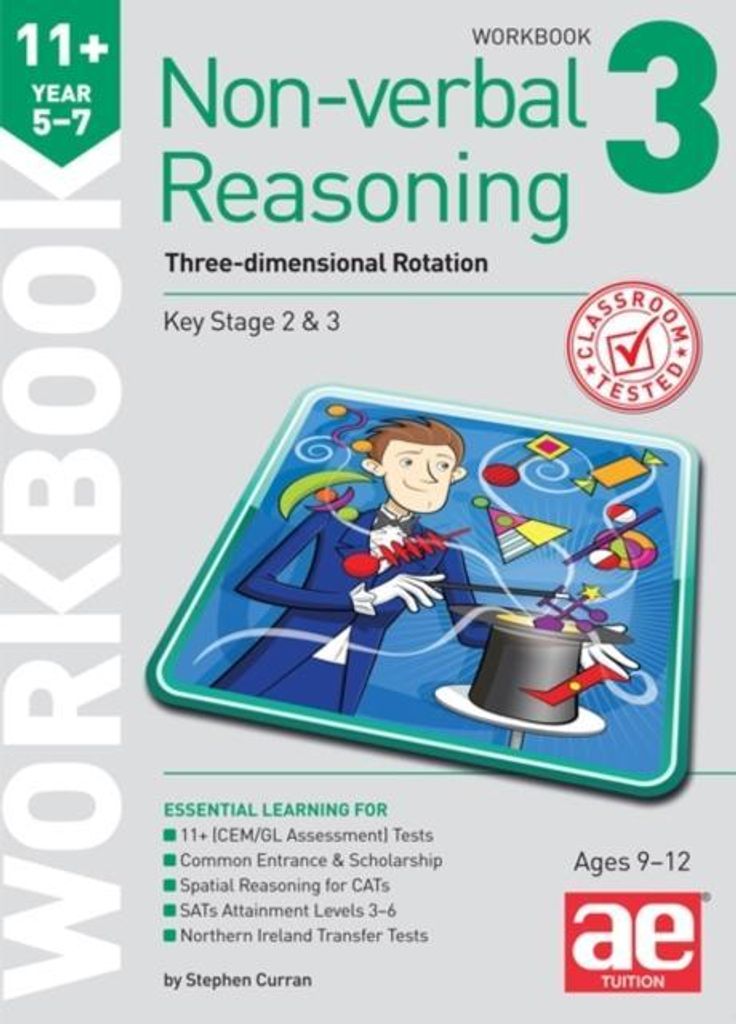 11+ Non-Verbal Reasoning Jahr 5-7 Arbeitsheft 3