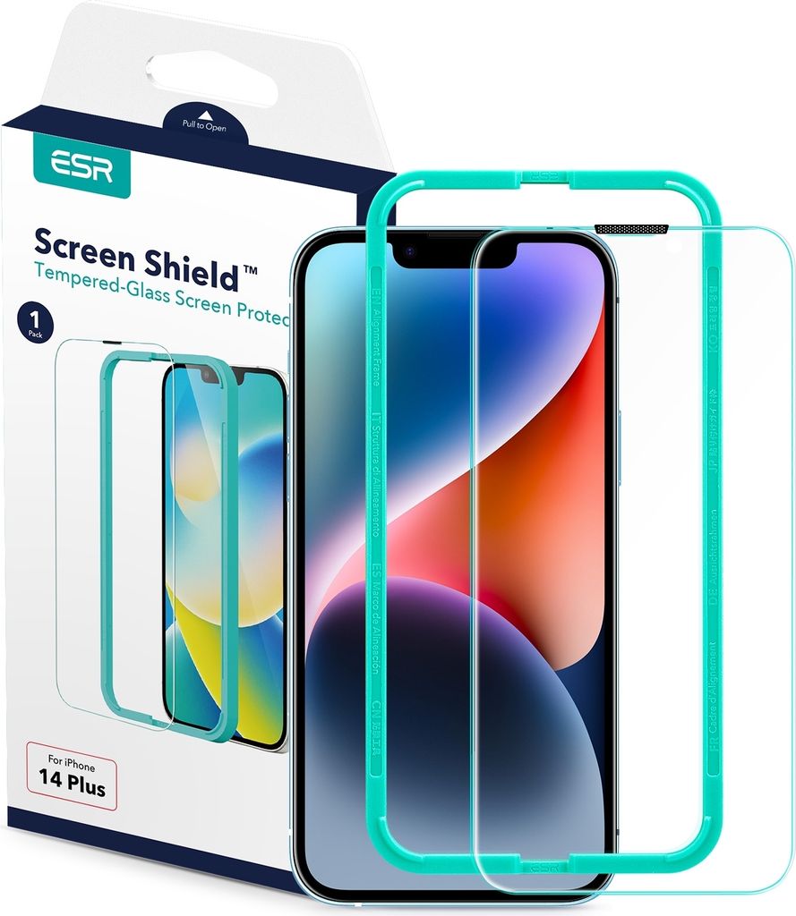 REY Bildschirmschutz Für IPhone 5/5S/5C/SE – Gehärtetes Glas 9H+, Kratzfest, ölabweisend – Einfache Anbringung