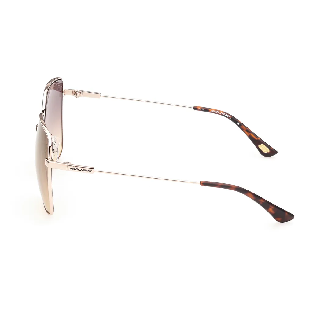 Lunettes de soleil Skechers en métal doré SE 6097 32G chic et légères