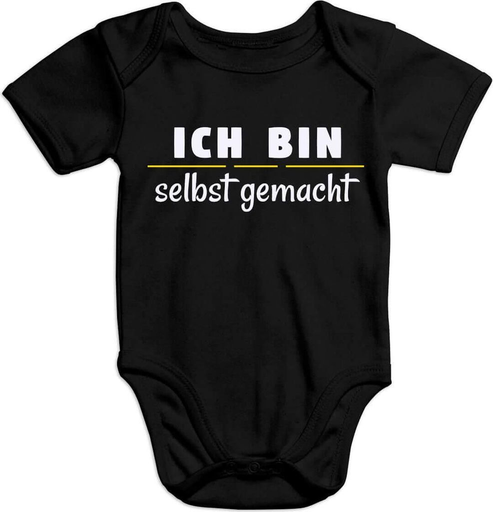 Body "Ich bin selbst gemacht" - Größe: 12-18 Monate