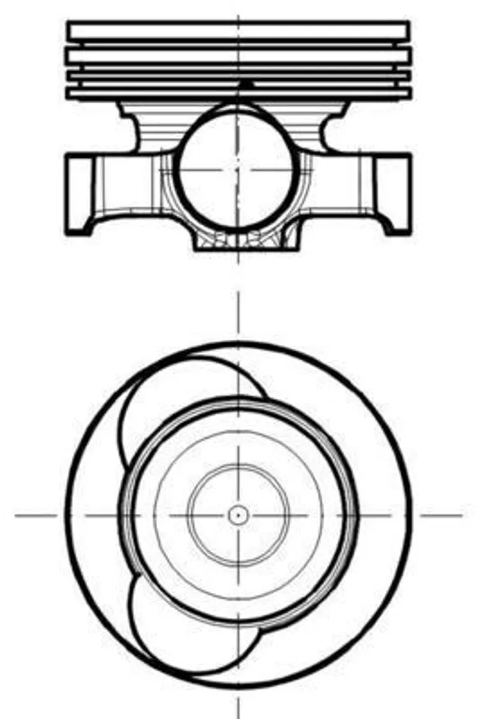 Piston de rechange Mercedes Classe A W177 et Classe B W242 par MAHLE