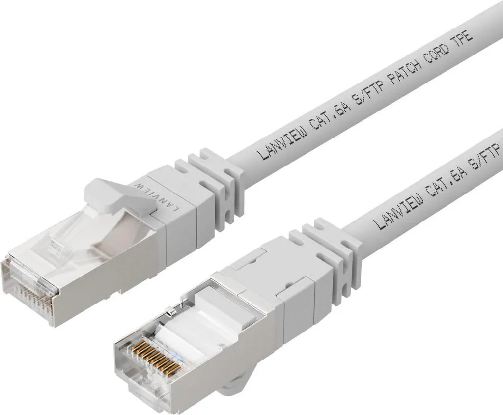 Lanview LV-SFTP6A05W 5m Cat6A S/FTP | Il miglior cavo Ethernet 2024