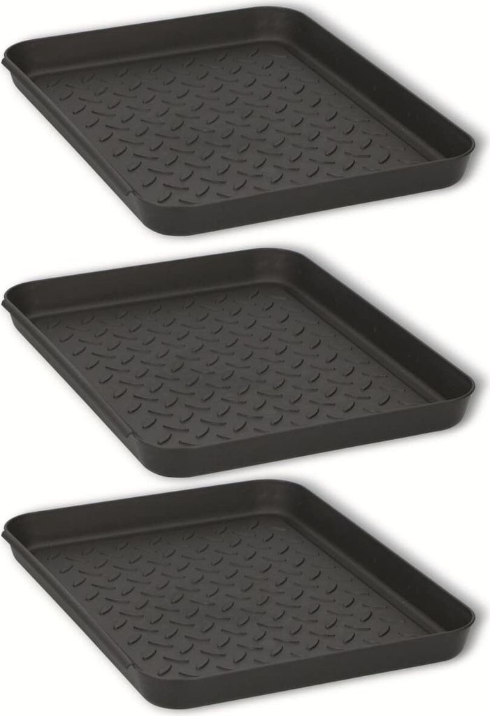 Tom Multifunktionsbehältnisse 35X27.5X3 cm 3 Stück Schwarz Produktbild 
