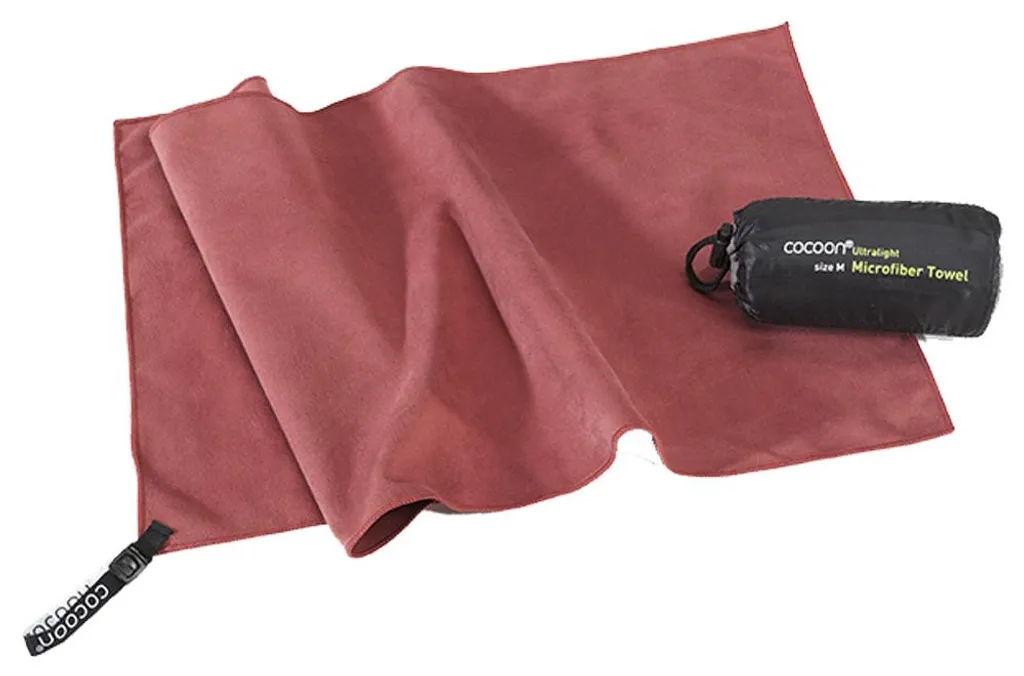Serviette Microfibre Séchage Rapide Rouge Cocoon TSU08-XL Haute Capacité