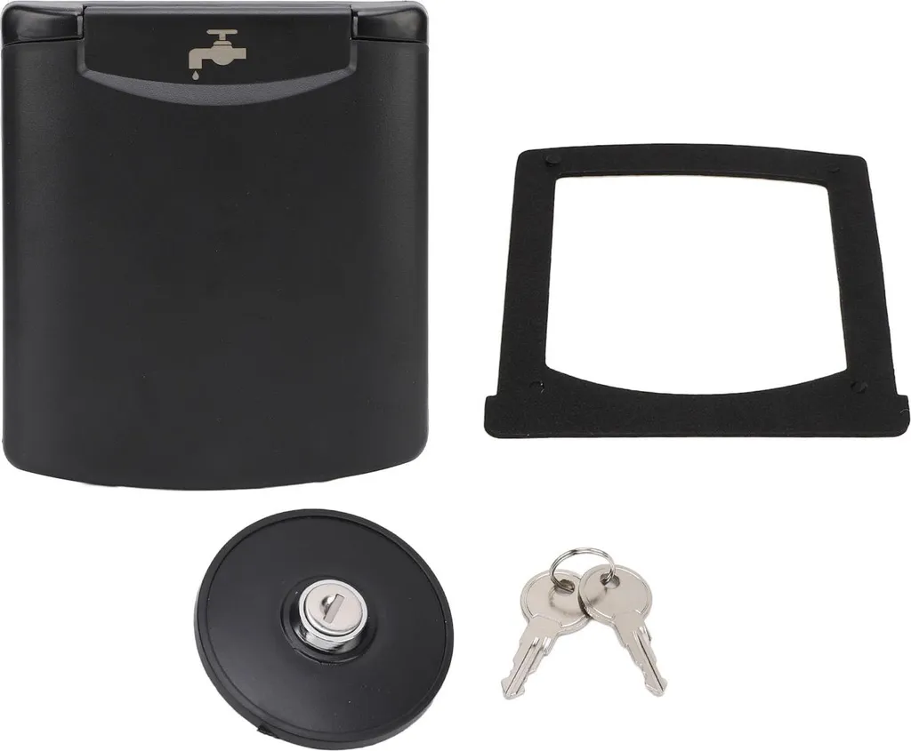 Coupelle de remplissage d'eau pour camping-car en ABS avec aimant 15cm