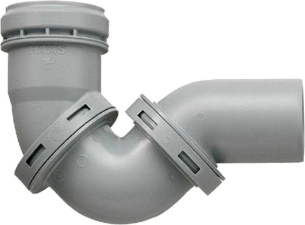 Multi Bogen Übergänge von Spitzende auf Muffe 90° bis 180° DN 50/50