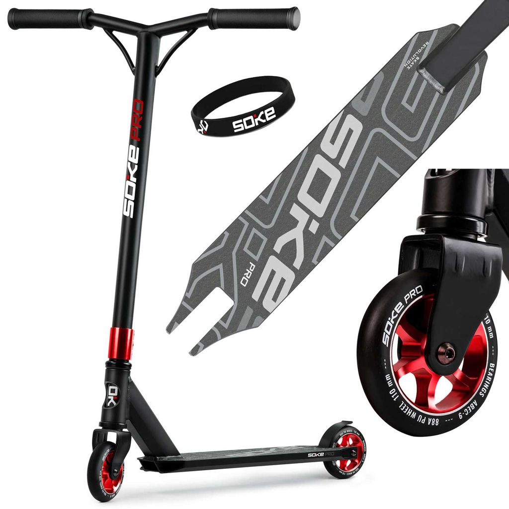 Scooter SOKE PRO Rouge Bleu Image du produit 