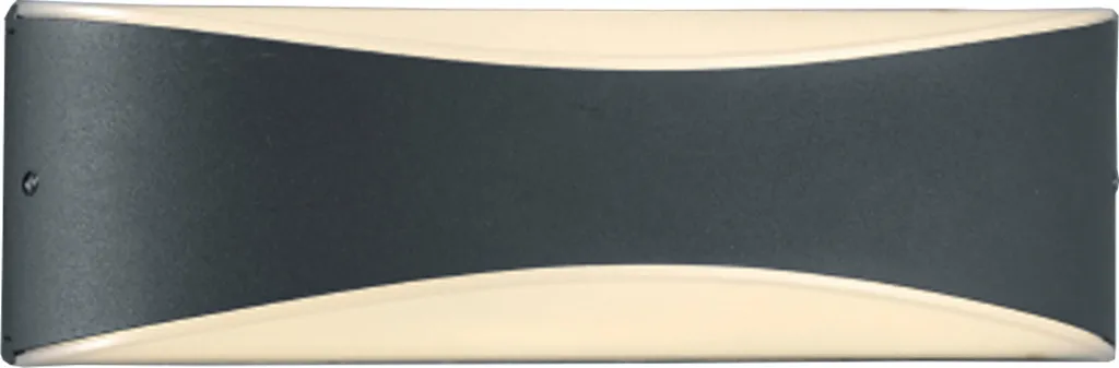 Applique Esterno TRIO KONDA Grigio Lampada LED Biemissione 23x7cm