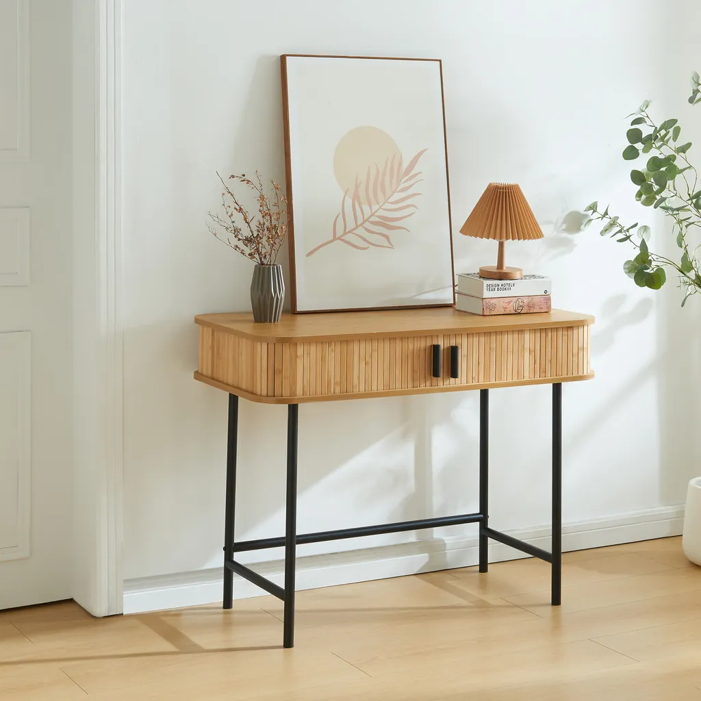 Consolle Salvaspazio Tvedestrand con Ante - Ideale per Casa e Ufficio