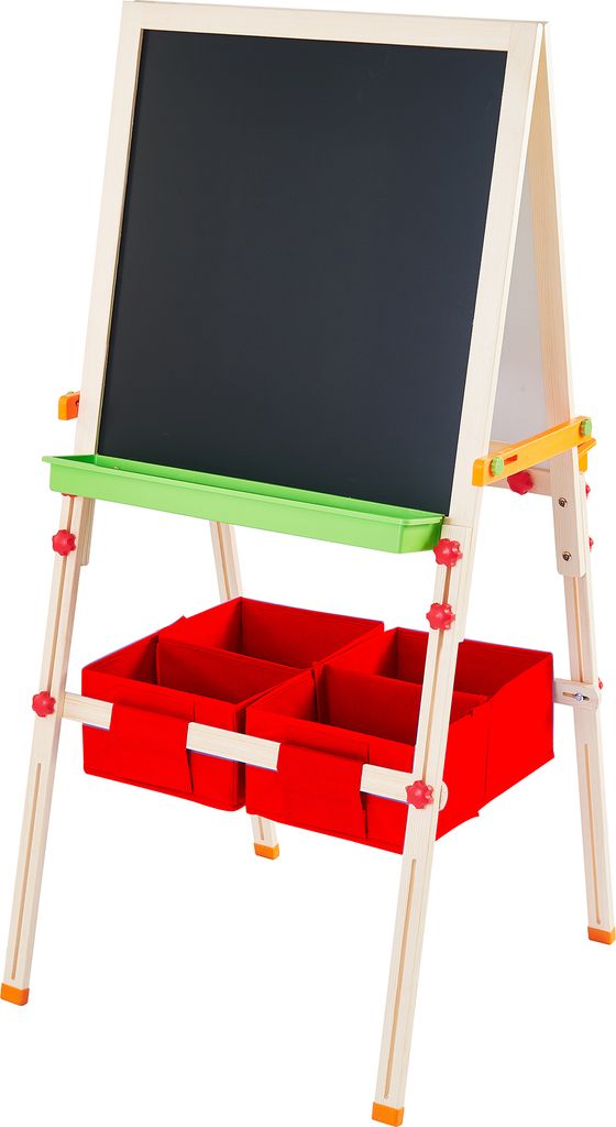 Teamson Kinder - Kleine Künstler Vangogh Kinder Staffeleien-Holz Rot TK-FB028R