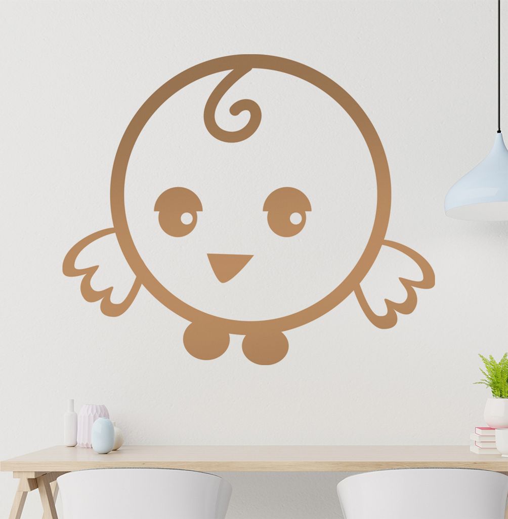 Kücken Wandtattoo in 6 Größen - Wandaufkleber Wall Sticker - Dekoration, Küche, Wohnzimmer, Schlafzimmer, Badezimmer